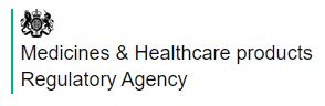 Medicines and Healthcare products Regulatory Agency logo Medicines and Healthcare products Regulatory Agency logo