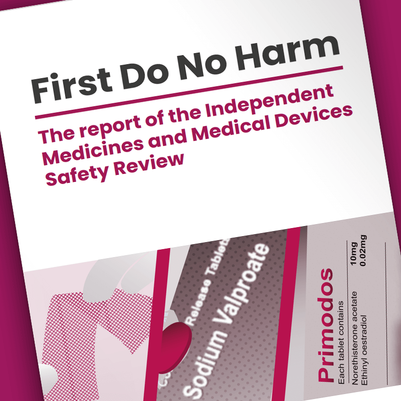 Front cover of the report of the Independent Medicines and Medical Devices Safety Review